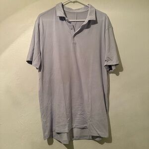 Lululemon Athletica heathered lavender polo
